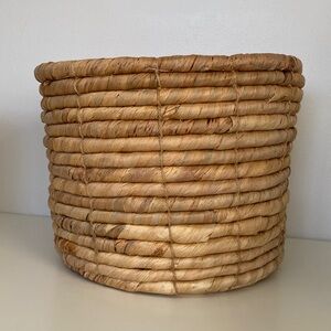 Natural Woven Basket Planter - Home Accents